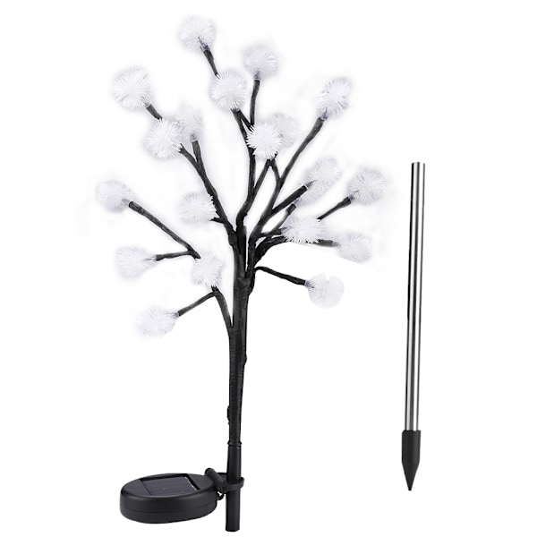 Outdoor Solar Powered Waterproof LED Tree Decorative Light Ground Yard Garden Lamp