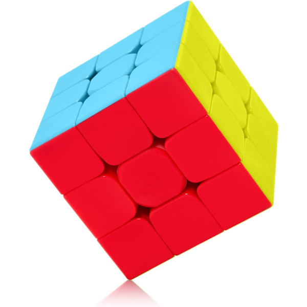 SpeedCube: 3x3x3 - Rask og jevn spinn - Solid, frostet overflate