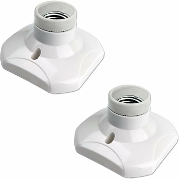E27-lamphållare för vägglampa, inomhusvägg, AC 230V, E27 LED-lamphållare, E27-plastsockel för tak