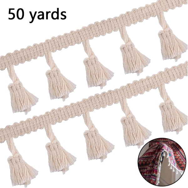 Tassel Fringe Trim, Cotton Lace, Tassels Fringe Lace Trim