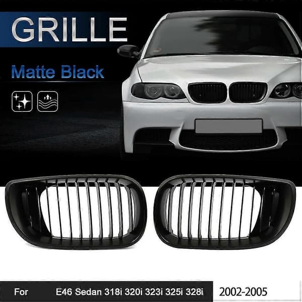 Støtfanger Grill Erstatning For E46 4d 318i 320i 323i 328i 2002-2005