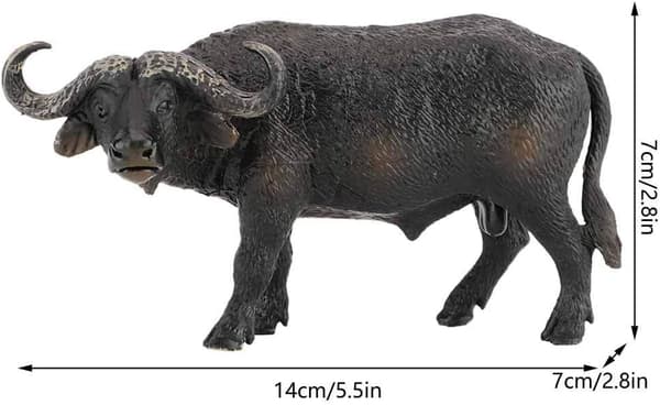 Dyremodel Legetøj Simulation Bøffel Miniature Dyrelegetøj Samling