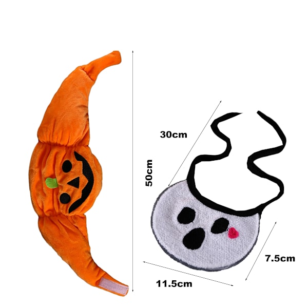 Halloween-hat til kæledyr - Græskarhat
