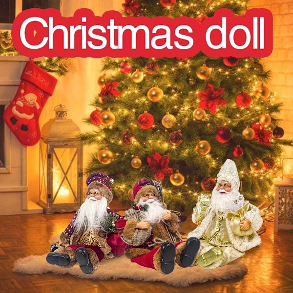 Julstatyer, Bordsdekoration Perfekt för Födelsedags- och Nyårspresenter