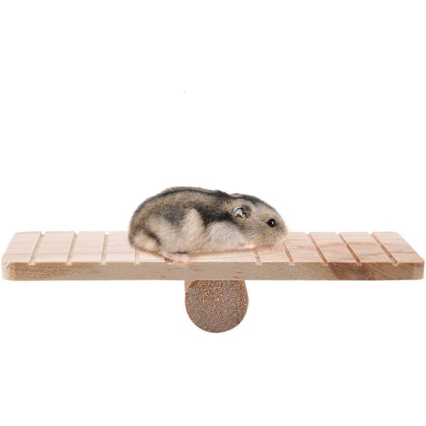 Trevippestol leketøy for hamster, smådyr, bur, tyggeleketøy, kjæledyrtilbehør, hamster, gerbil, marsvin, ekorn