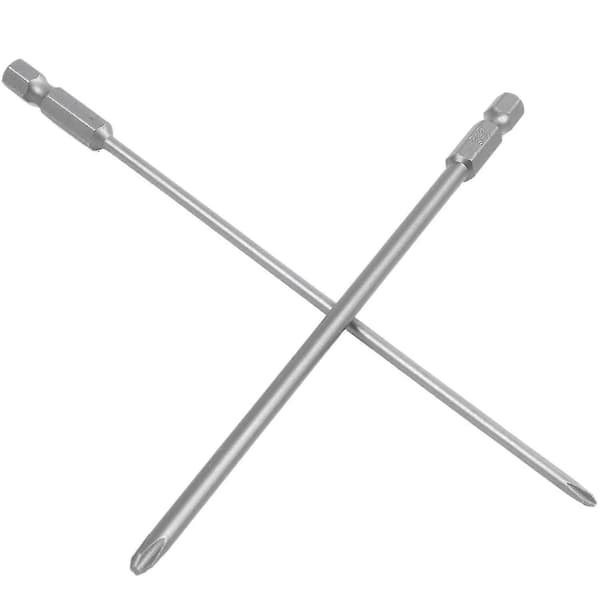 150mm Langt Rundt Skaft Magnetisk Skruetrækker Bits Sæt 6 I 1