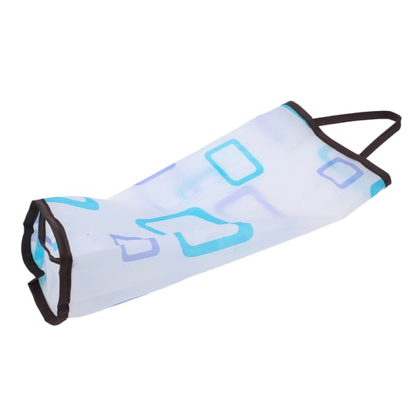 42x18cm Förvaringsväska för Små Saker Stor Kapacitet Portabel Polyester Avfallspåse Behållare för Camping Vit