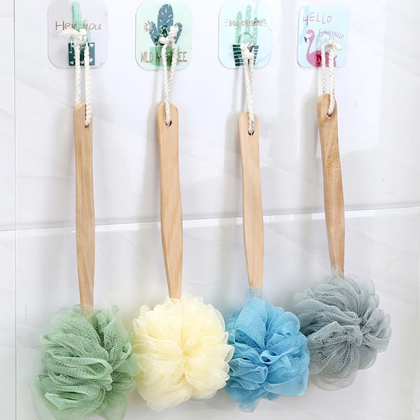 Toem Loofah Rygg Skrubber For Dusj | Bambus Kullfiber