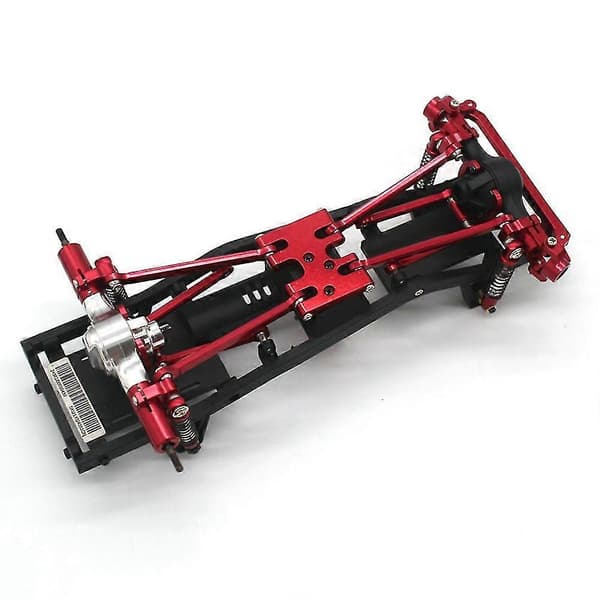 Metall Chassis Link Skid Plate Front Rear Hub For Jimny 1/16 Rc Crawler Bil Oppgraderinger Tilbehør, 2