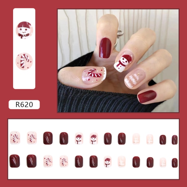 Joefnel Press on Nails  Europeiska falska naglar Press on Nails UV