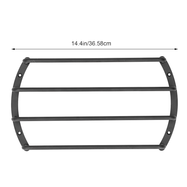 Bilhögtalargaller 4-stavs Järn Antioxidations Rostfri Svetsad Högtalarskydd Universal för Subwoofer 14.4in/36.58cm