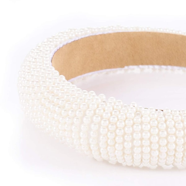 Hårbånd med perler Kunstige perle pannebånd Bryllup Elegant