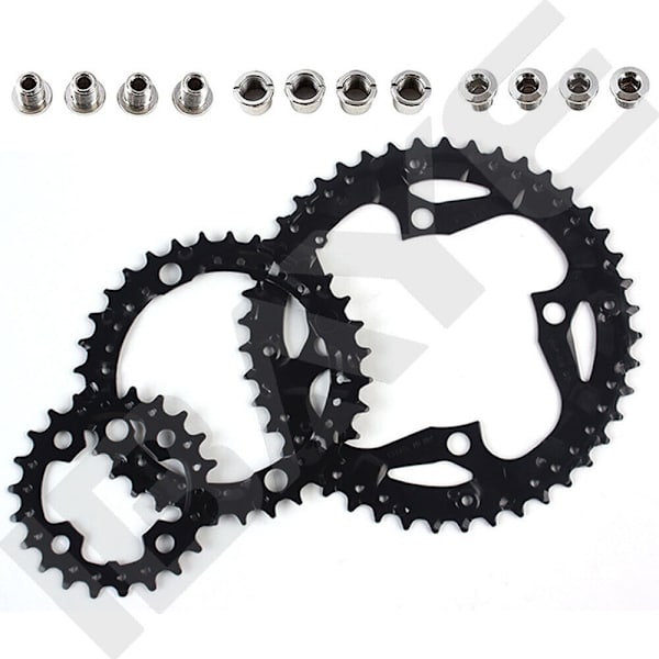 Kolminkertainen ketjunrengassetti 22/32/44t 3x9s Pyöreä MTB-pyörän ketjunrengas 104/64bcd