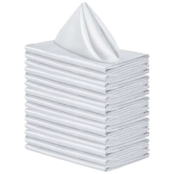 Satin servett vik servett kopp blomma hår torka hotellduk solid