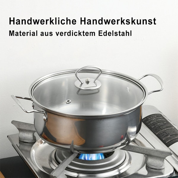 10 st rostfritt stål grytset grytor gryta kokkärl set kokkärl panna lock set DHL