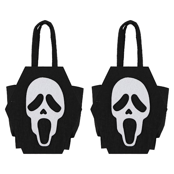 2 kpl Halloween-pehmustetaskuja karkkipusseja temppuilemaan