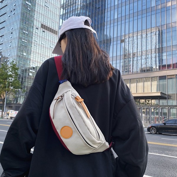 Fashion casual all-match messenger bag multifunctional