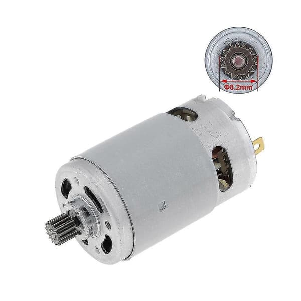 21V RS550 motor børstemotor 14 tænder egnet til 4/6 tommer trådløs mini-motorsav Silver