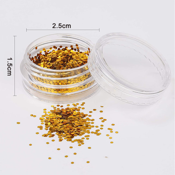 24 färgpigment nagelpulver, färgglatt iriserande glitter Ultrafint självlysande pärlemorskimrande Högglans halopulver, naglarpigment damm 3D DIY Nail Art