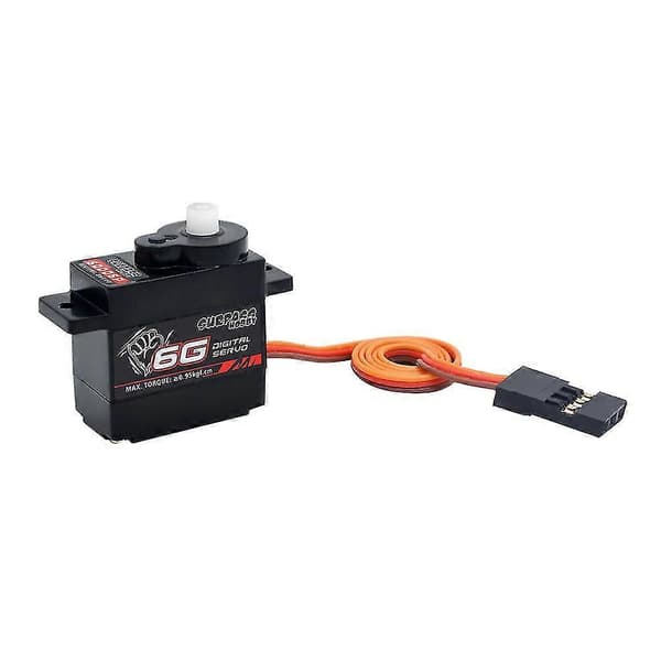 6g Digital Styreservo Plastgir For Rc Bil Fly Fastvinget Helikopter