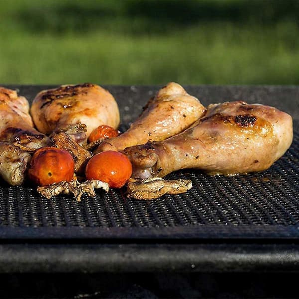 BBQ Grillrist Måtte Non-stick Netmåtter Grill Genanvendeligt Bagenet