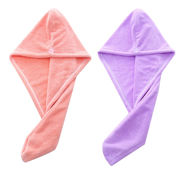 2-pack handduk för hårturban, hårturban för blött hår, hårtorkning