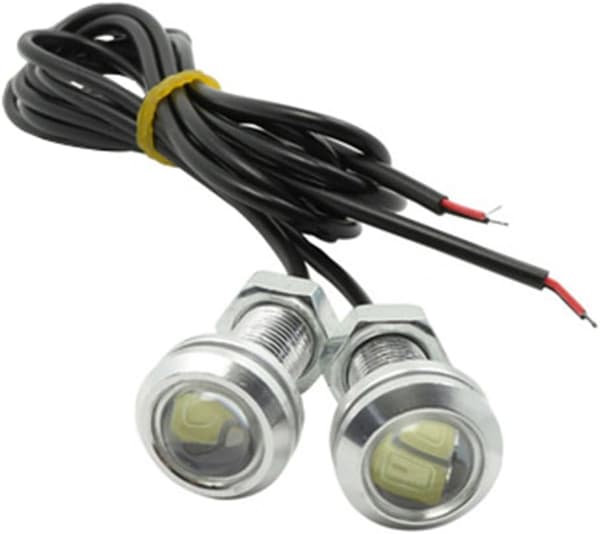 Sett med 10 lyspærer, Jormftte, Led, 9W, Svart