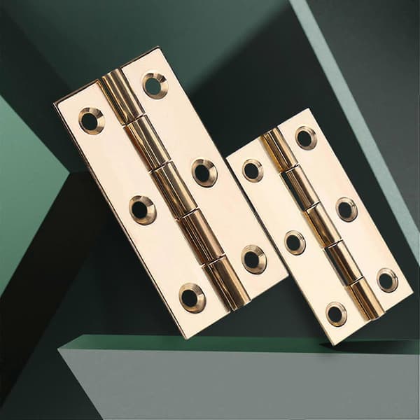 4 stk. Massiv Messing Hip Hinge 5,1 cm Velegnet til Skabsdøre, Kuffert Rundt Hjørne Tenon Messing