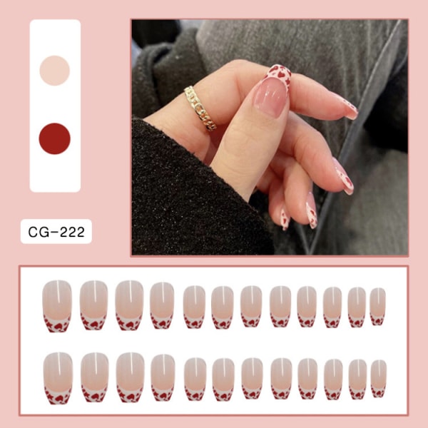 Print nagelklistermärken,självhäftande ko röd mjölk huddesign Nageldekaler för akryl nail art Manikyr DIY Nageldekoration