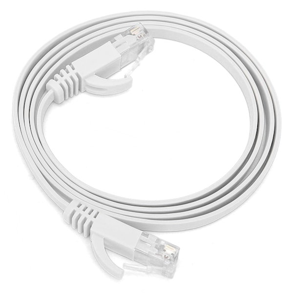 Ethernet-kabel CAT6 Gigabit 8-kjerne tvinnet par nettverksjumper Flat kobbertråd Forbruksvarer 1 meter