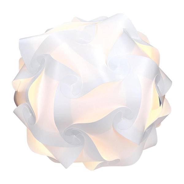 Innovativ DIY Pussel Lampskärm, Genomskinlig Polykarbonatplast För Ökad Hållbarhet Och Väderbeständighet, Enkel Montering Flera