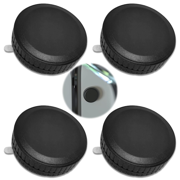 Sticker - 4 stk. AirTag Roterende Låg Beskyttelsesdækning - Sort