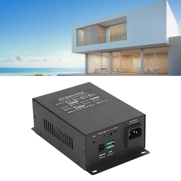PDLC Strömförsörjning 200W Linje Fjärrkontroll Dimning Glasstyrenhet med Säkring för Hem AC220V Ingång AC60V Utgång