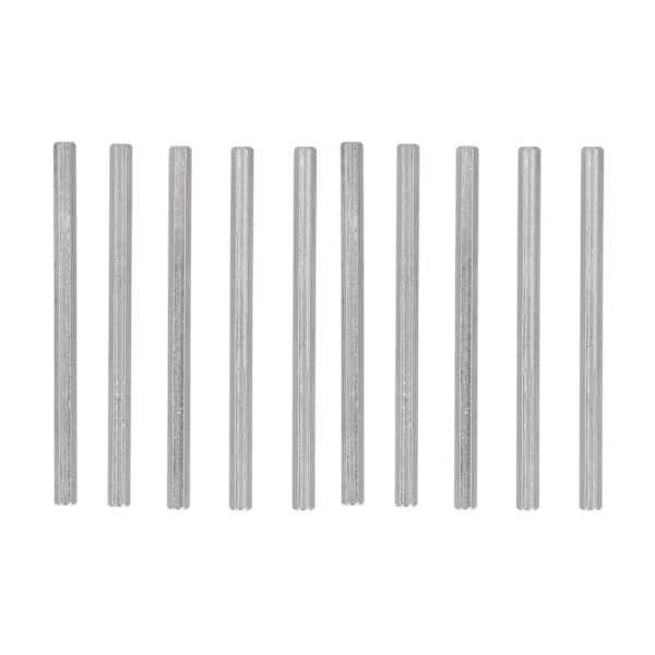 10 stk Lange Stangmøtrik Hex Kobling Lige Stang Rustfrit Stål Beslag til Gobilda Dia 5mm4102-0005-0075