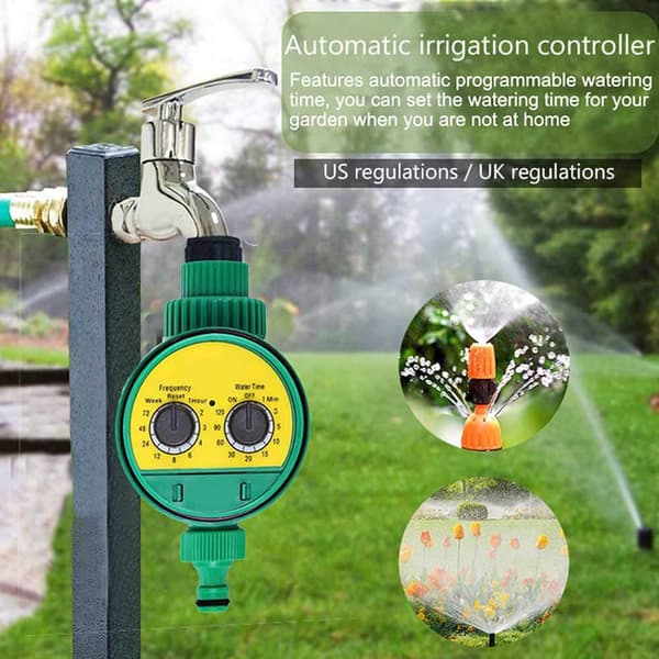 Irrigasjonskontroller, intelligent irrigasjonstid for effektiv vannhåndtering, brukervennlig design sikrer jevn drift, egnet for