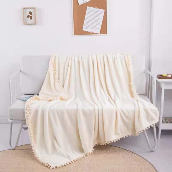 Flanellpledd, dusker, koselig pledd, sofapledd - fleecepledd til sofa, mykt og varmt pledd, fluffy, som sofapledd, sofapledd