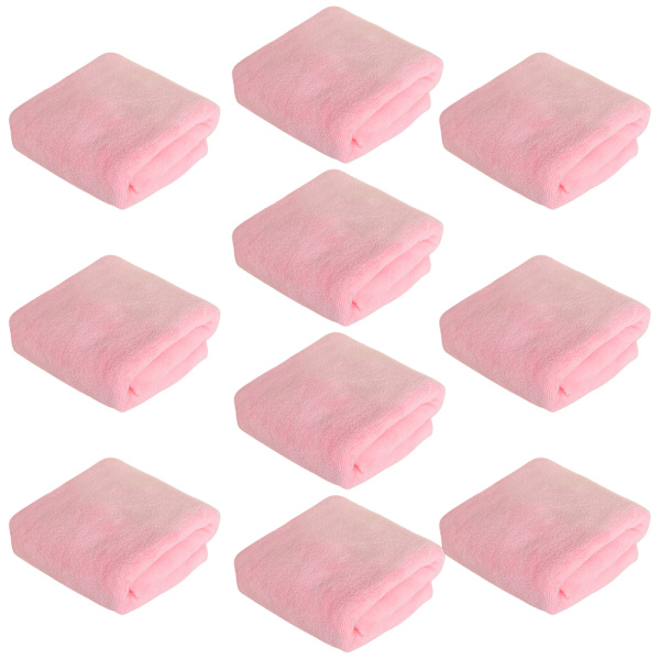 Salongshårhanddukar 10-pack - Snabbtorkande handduk för hår, händer,