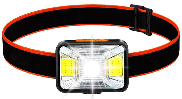 Kraftig hodelykt, USB oppladbar LED hodelykt 2000 lumen 5