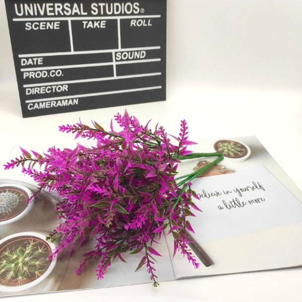8 Buketter Konstgjorda Blommor Utomhus UV-Resistenta Falska Blommor