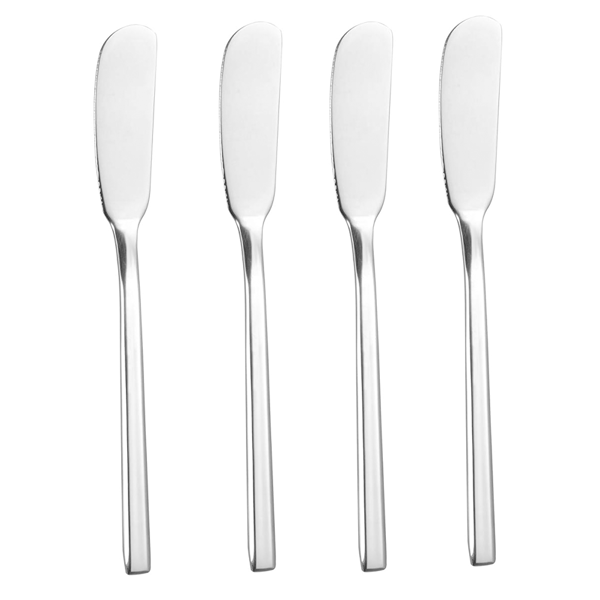 Spredeknive Sæt i Rustfrit Stål, Højglanspoleret for Skinnende Udseende, Solid og Robust for Langvarig Brug, Let at Rengøre Overflade, Ergonomisk Håndtag for