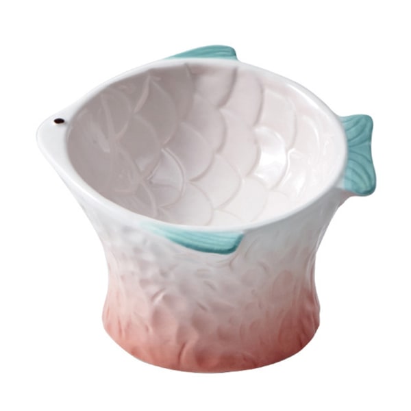 Keramisk Katteskål - P14Y Pink