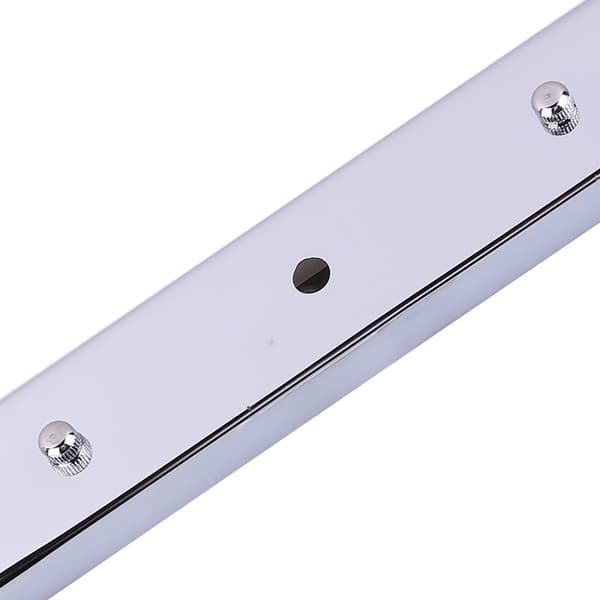 Taklampe Plateholder Beslag Base Rektangulær Form DIY Hengelampe Tilbehør, Sølv