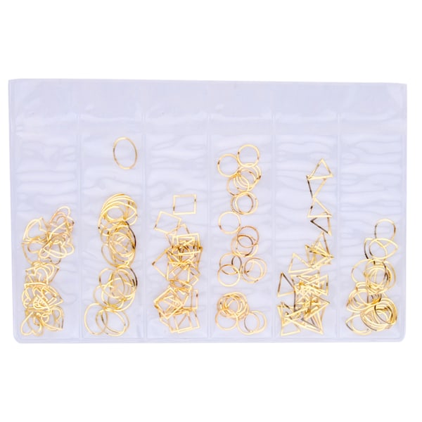 Nagelmetallnitar Charms， 3D Nagelkonst Dekoration