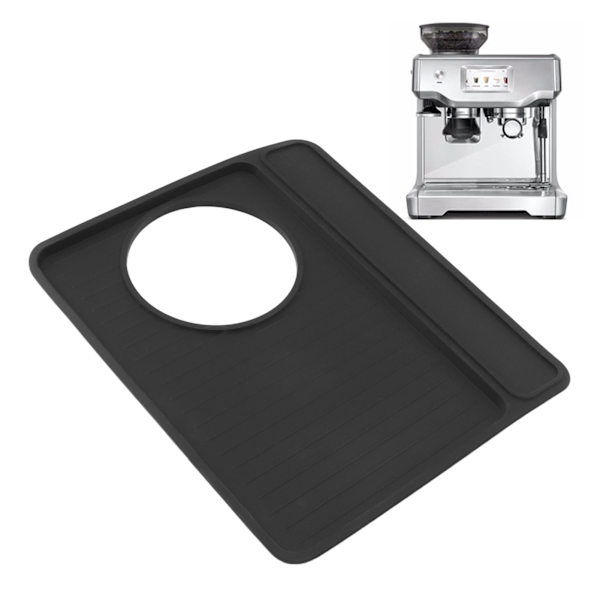 Kaffe Maskine Anti-Skrid Pad Silikon Kaffe Maskine Tilbehør Top Pad til Breville 870 Sort