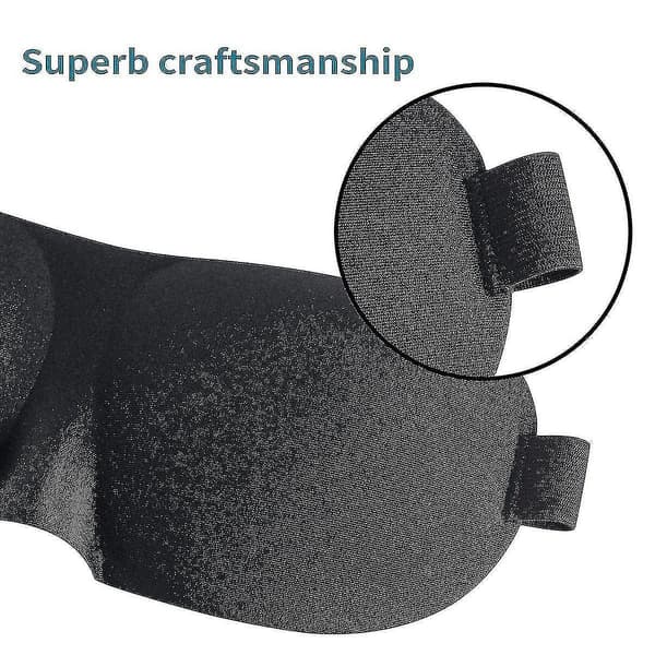 3 st sovmask, justerbar 3D-konturerad ögonmask för sömn, sovmask för skiftarbete
