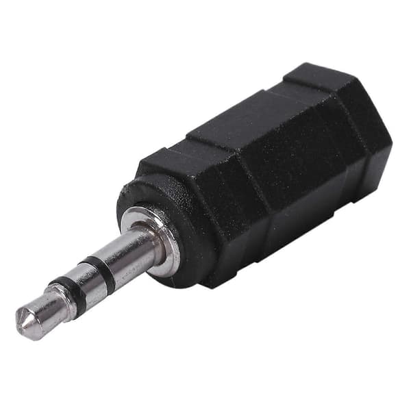 2,5 mm Stereo Hun Til 3,5 mm Stereo Han Stik Jack Audio Adapter, Sort