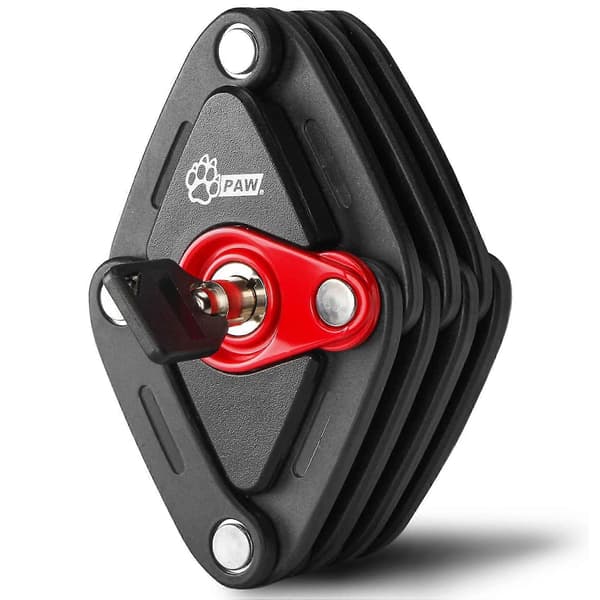 Vikbart cykellås - Stöldskydd Starka säkerhetscykellås, borr- och dyrkfritt cylinder - Vikbar cykel
