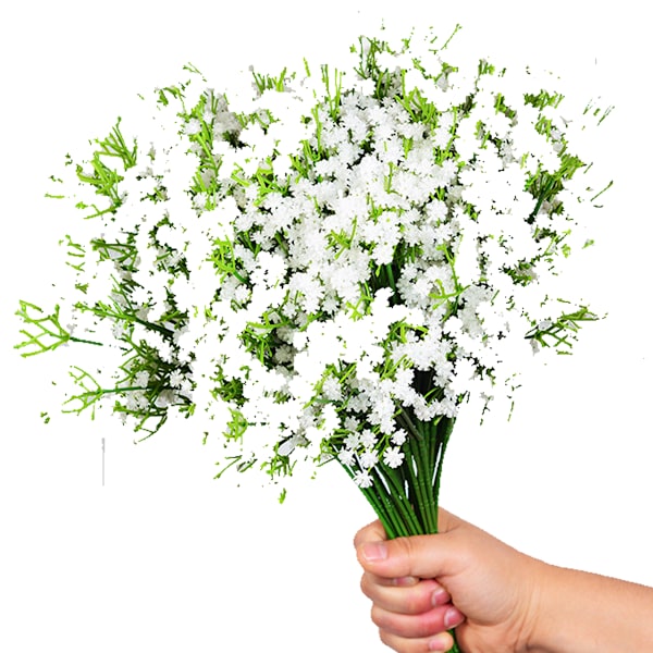 24 Bundter Kunstige Blomster Udendørs UV-Resistente Kunstige Blomster