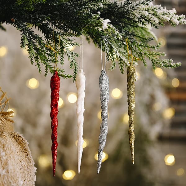 Jule-istapppynt Julepynt til bryllup, Thanksgiving, fest