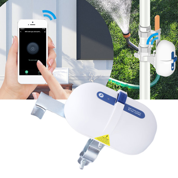 WiFi Smart Vannventil Tidstyrt Automatisk Avstengning Sprinklerstyring 1 tomme 1,25 tomme 100‑240V EU-kontakt